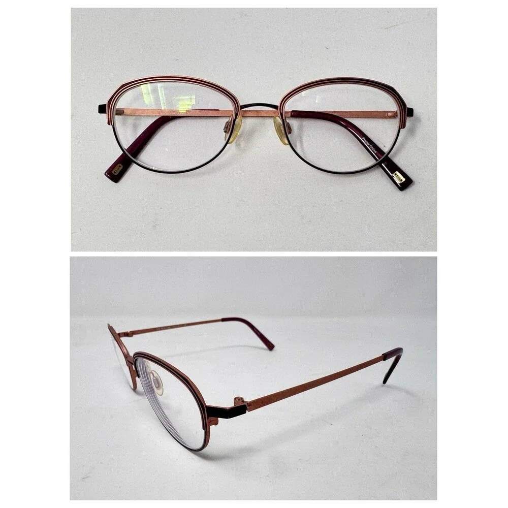 Klik Denmark 658 M207 Eyeglass Frames Only 48-17-133 Copper Red Metal